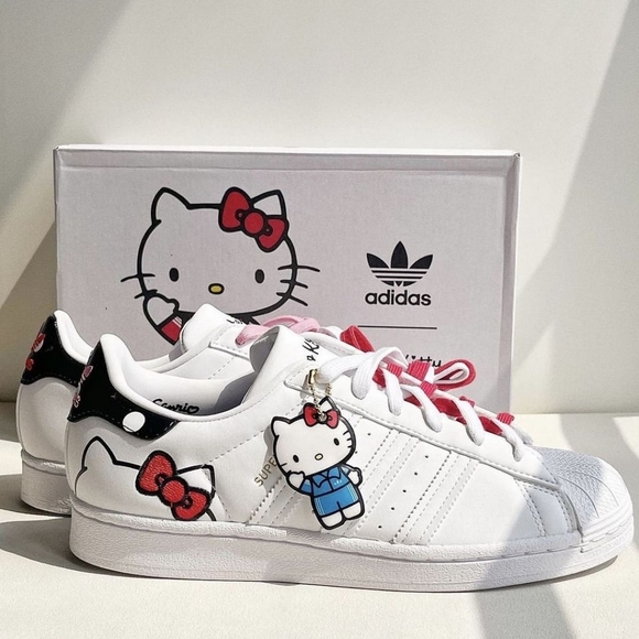 Hello Kitty Accessories - Hello Kitty Adidas Superstar Sneakers ❤